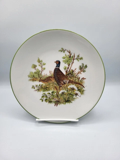 BAREUTHER WALDSASSEN BAVARIA GERMANY 7 3/4" Salad Dessert Plate Pheasant #163