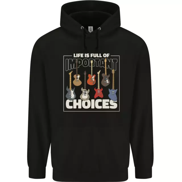 Guitar Important Choices Guitarist Music Childrens Kids Hoodie