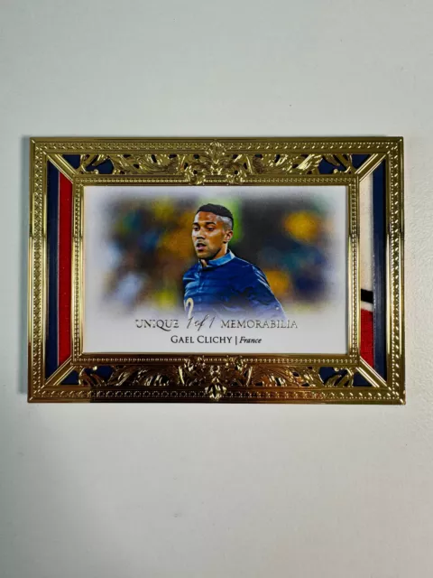 Futera Unique World Football 2023 Gale Clichy France Gold Frame Patch 1/1