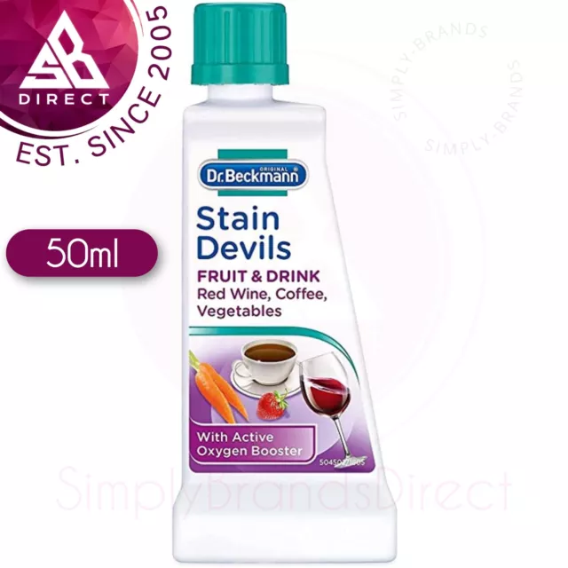 Dr Beckmann Eficaz Stain Devils Removedor │ Fruta, Bebida Mark Punto Tela Filtro