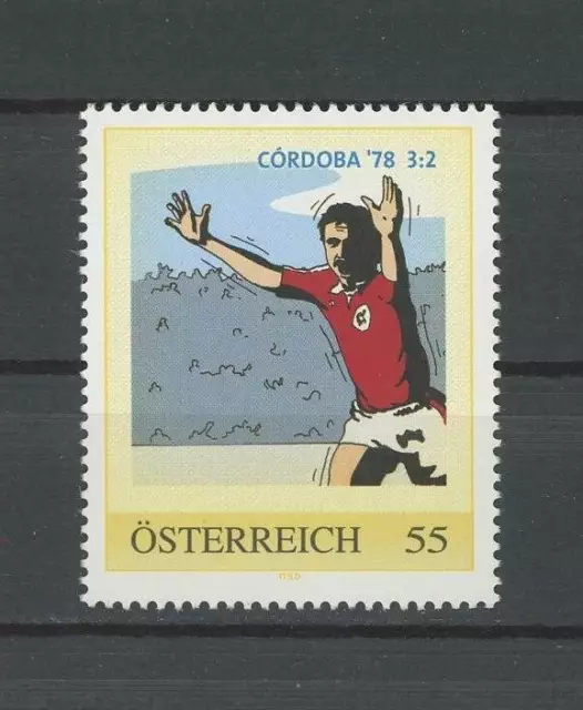 ÖSTERREICH PM FUSSBALL-WM 1978 CORDOBA DEUTSCHLAND SOCCER postfrisch ** RARE!!