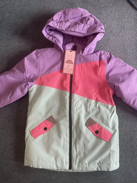 Next Girls Coat Jacket Waterproof 4-5 Years