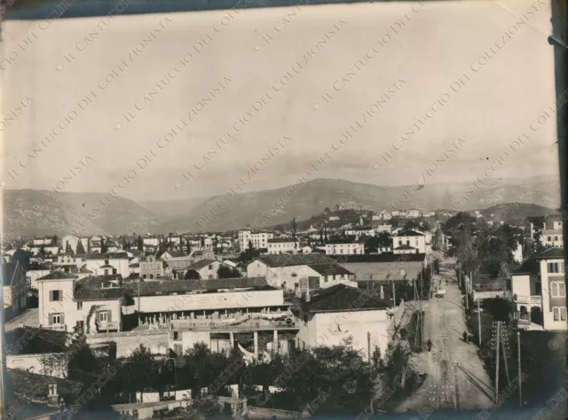 GORIZIA Prima Fabbrica Goriziana cementi veduta Monte Calvario Foto