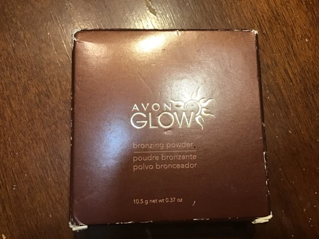 Avon resplandor polvo de bronceado 0,37 oz nuevo brillo cálido