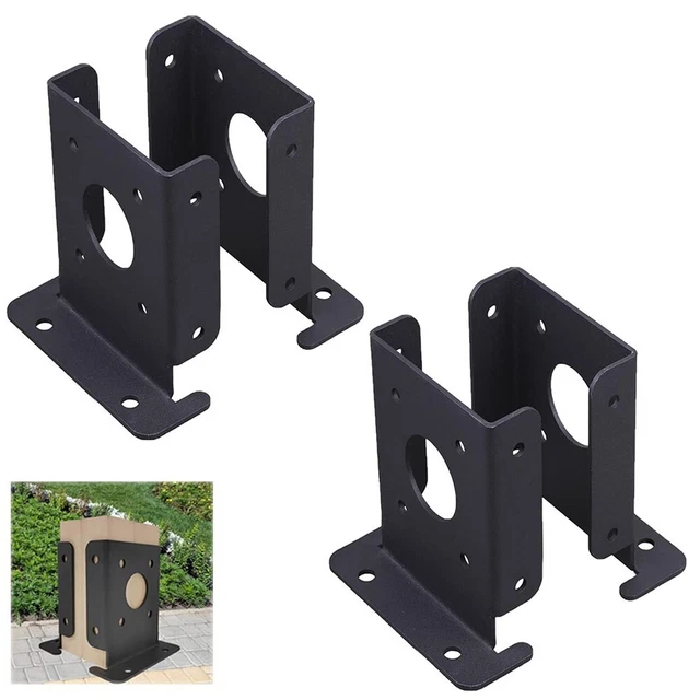 DECK RAILING MAILBOX Base Brackets Kit Deck Railing Mailbox ...