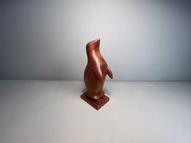 Pingüino Figura Teca Danish Diseño Decoración Vintage 70er Años #W5