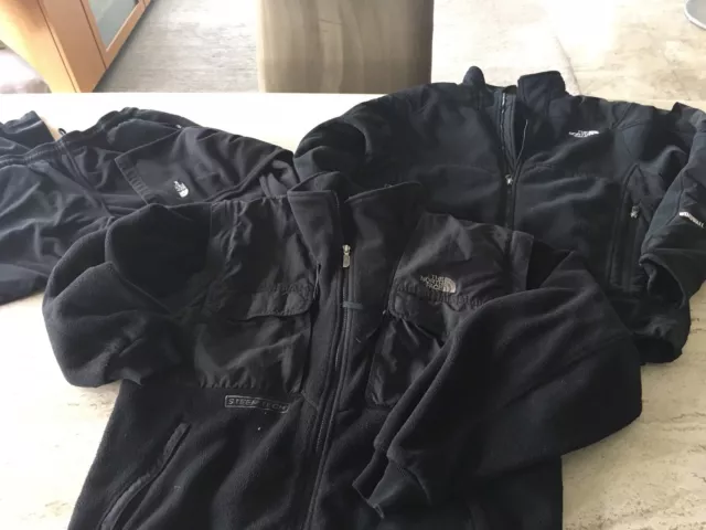 Vintage North Face  Fleece LOT. 2 jackets windfall & steep tech & pants, LARGE
