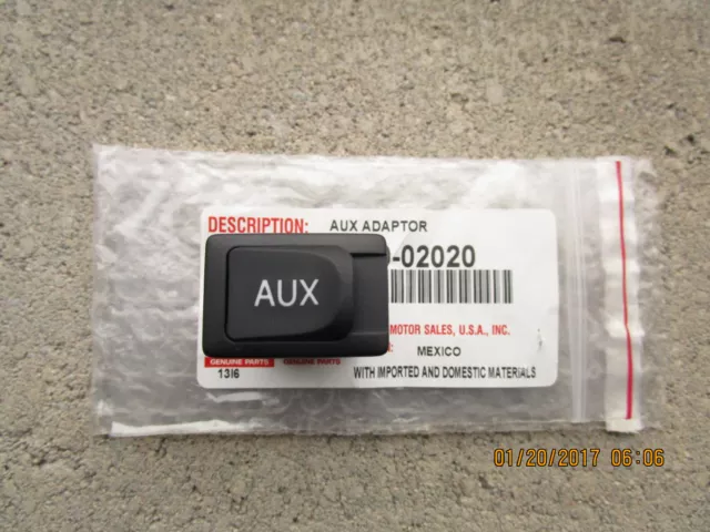 10 - 13 Toyota Highlander Limited Auxiliary Aux Adapter & Stereo Jack New 02020