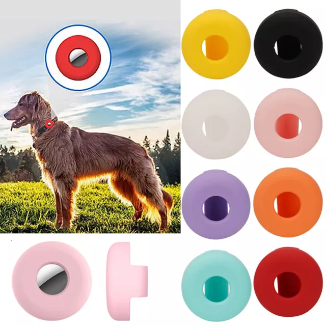 Étui De Protection Pour Apple Airtag Collier De Chien Et Chat Traqueur Porte- .