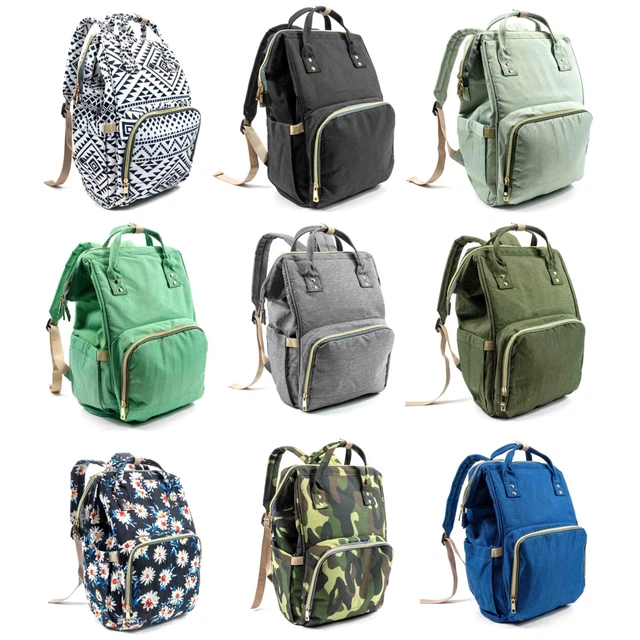 Multi-Function Diaper Bag Waterproof Nappy Bags For Baby Care, Large Capacity,