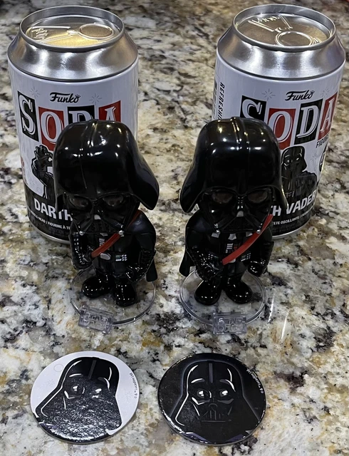 FUNKO POP SODA! Star Wars Darth Vader Glow In the Dark Chase + Common Set