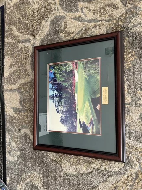 The 13th Hole At Augusta National Golf Signed Framed The Masters