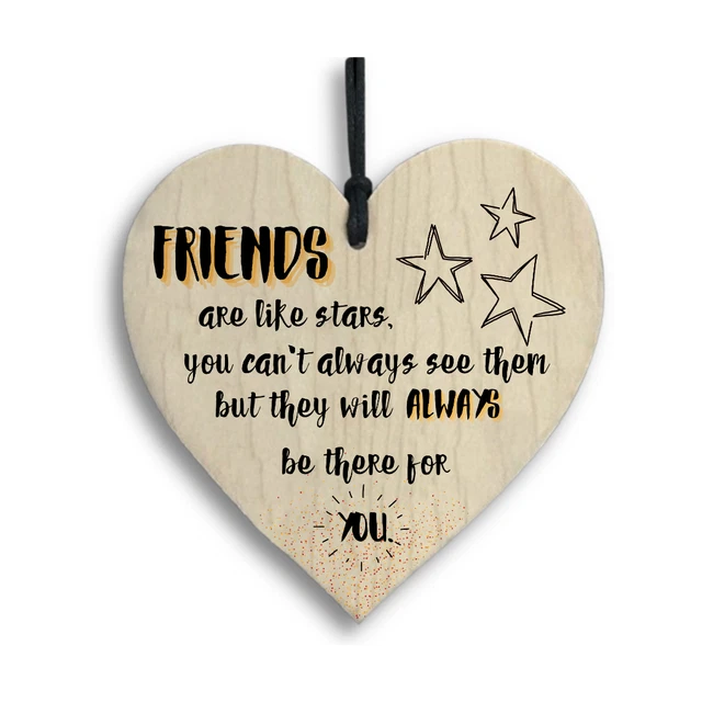 Plaque Murale Cœur En Bois Personnalisée - 15 Cm - Fait Main