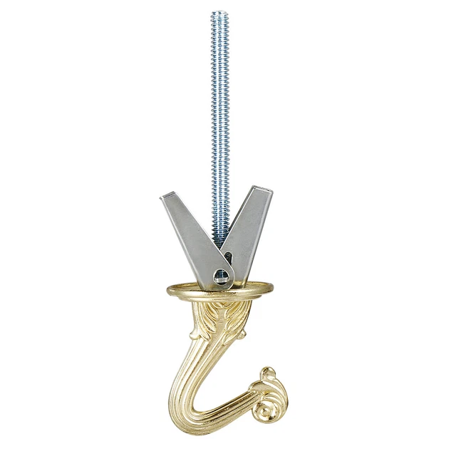 Swag Hook Kit Brass Finish Plant Hanging Ceiling Hook