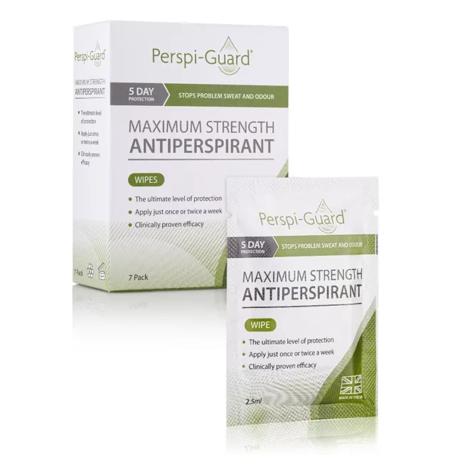 Perspi-Guard® Maximum Strength Antiperspirant Wipes 7pk