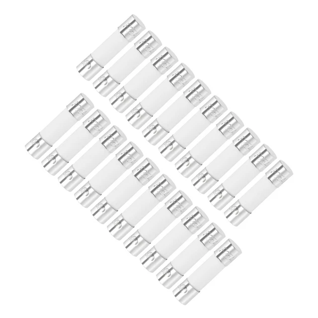 Automobile Fusibles cartouche 25A 250V céramique Remplacement  soufflets 20Pcs