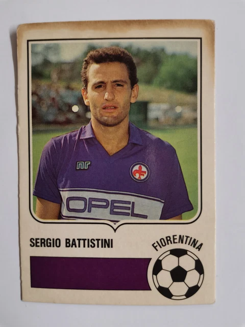 Autocollant Socrates Fiorentina Calciatori 1984/85 EDIS, N°94, Rare Sous Toploader