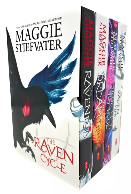 The Raven Cycle Series 4 Books Collection Box Set By Maggie Stiefvater PB NEW