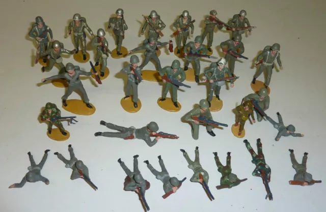 Merten Militaria Sammlung 31 Soldaten Tarnanzug Handgranatenwerfer etc.