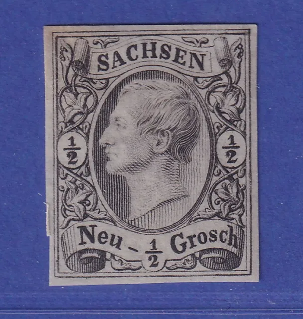 Altdeutschland Sachsen König Friedrich August II. Mi.-Nr. 8 I ungebraucht *