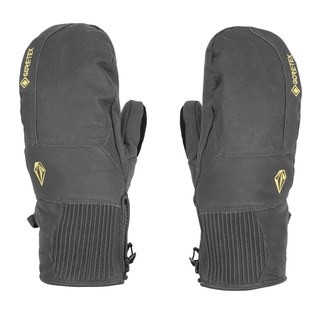 Volcom Mens Service Gore Tex Ski Snowboard Mitt Dark Grey