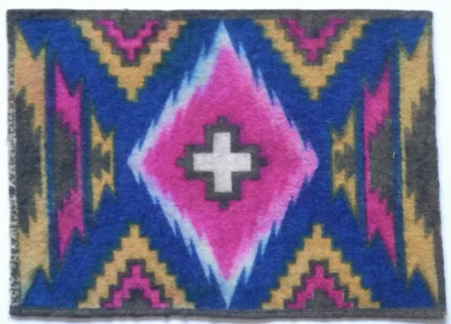 NATIVE AMERICAN INDIAN Design Cigar Felt Flannel 1908 American 5 3/4'' x 3 3/4''