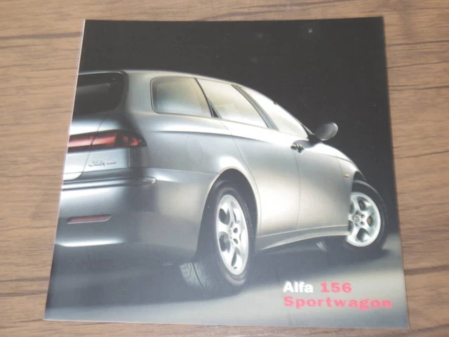 2002 Alpha 156 Sports Wagon Book Catalog
