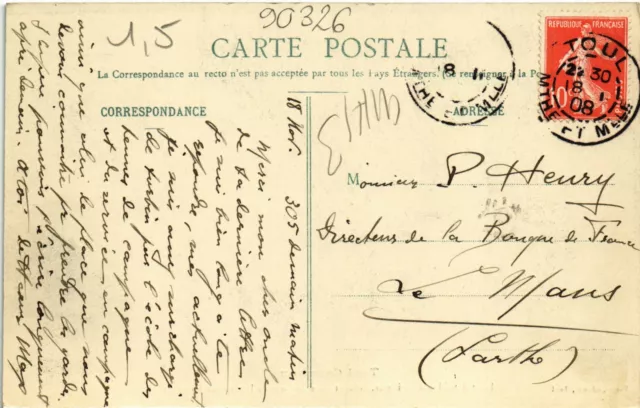 CPA Military Toul - The 6th Artillery Battalion Parading in (90326) 2