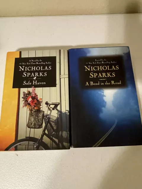 Nicholas Sparks Books, Hardcover. “Safe Haven” And “A Bend In The Road”