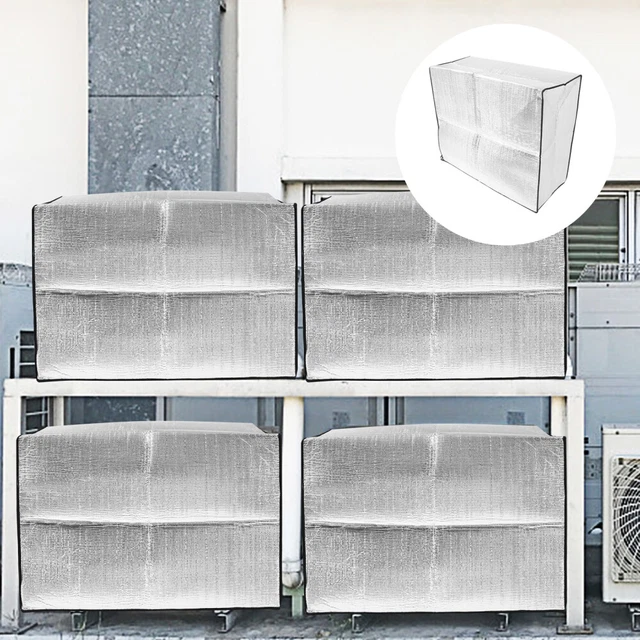 Cache Climatiseur Extérieur En Bois Massif - Housse Protection Avec étagère Et Rangement Intégré - Design Persiennes Pour Balcon Et Terrasse