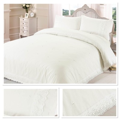 RIVA Laurence Llewelyn-Bowen ricamo Trim Soft Piumone Set di biancheria da letto con copripiumone disponibile in 