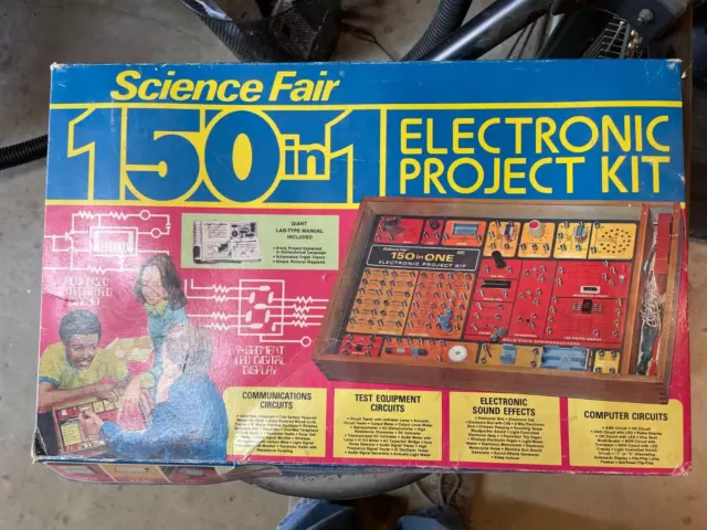 Radio Shack Science fair Learning Lab    Vintage 1970s Silicon Valley