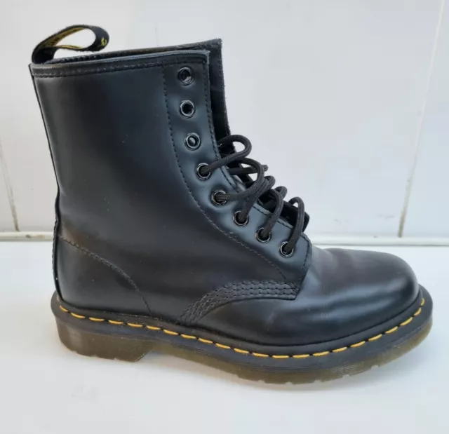 DR. MARTENS LYANNA polished buttero high heel leather boots UK 4