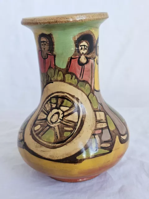 Valbruna Ceramic Vase Italy Italien  Pottery 60 er Jahre Esel 2