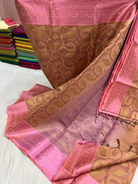 Banarasi Katan Soft Silk Fabric Saree