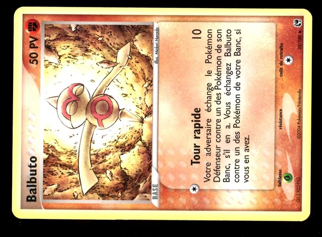 Pokemon Tempete Sable (Sand) Unco N°32/100 Balbuto