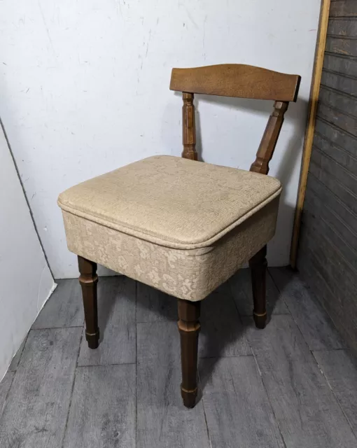 Mid century sewing chair online