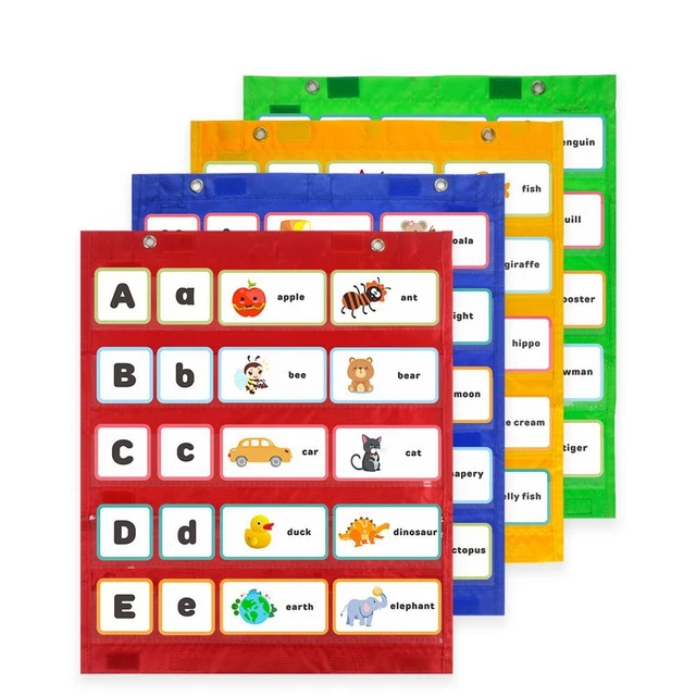 EDUCATION TEACHING AIDS Learning Resources Pocket Chart Class Schedule ...