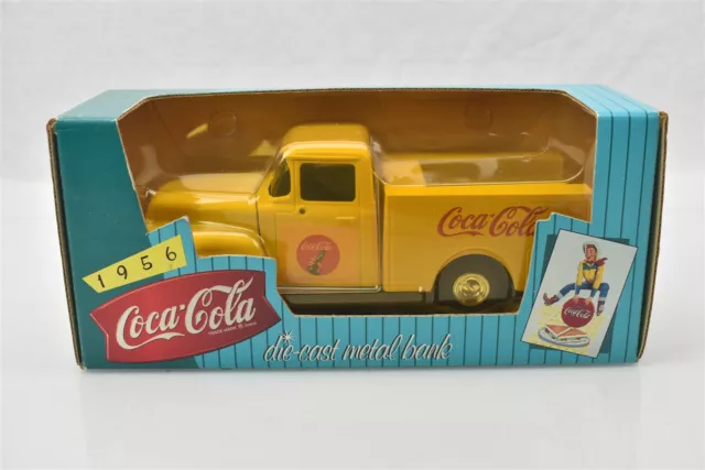 1956 Coca Cola Die Cast Metal Bank Ford Delivery Truck 1:25 Scale Coke NIB