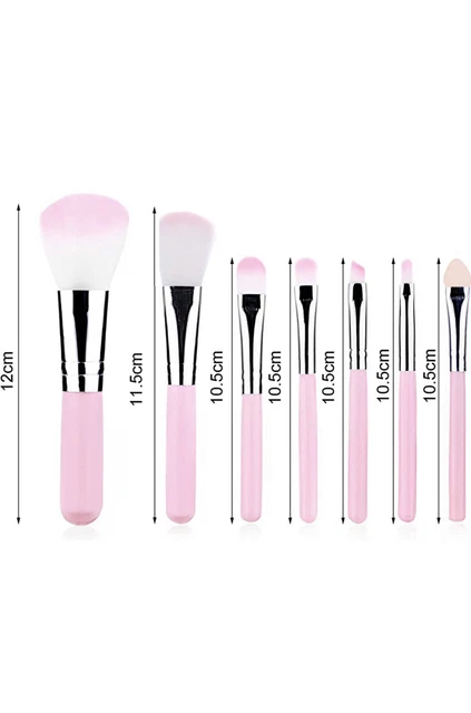 Set da 7 pennelli professionali per Make-up,Pennello Trucco Con Scatola 2