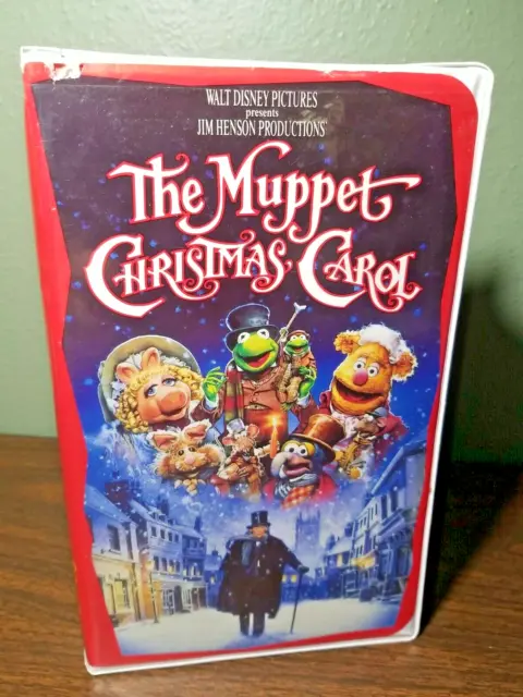 “The Muppet Christmas Carol” VHS Jim Henson Clamshell Walt Disney Productions