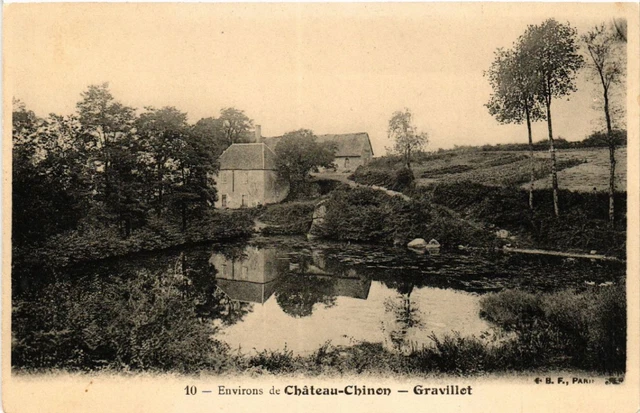 CPA Env. de CHATEAU-CHINON - Gravillot (518068)