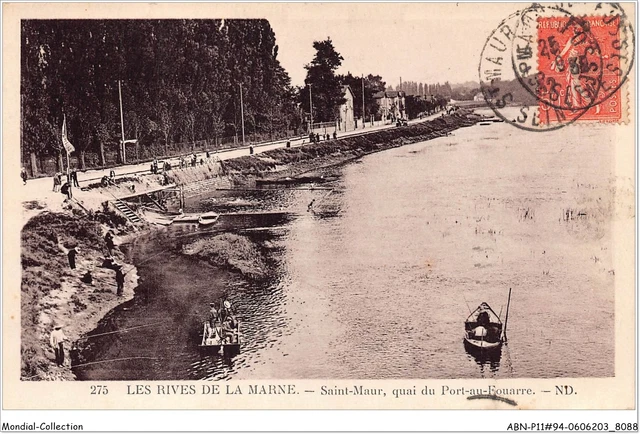 ABNP11-94-0974 - les rives de la marne - SAINT-MAUR - quai du port-au-fouar