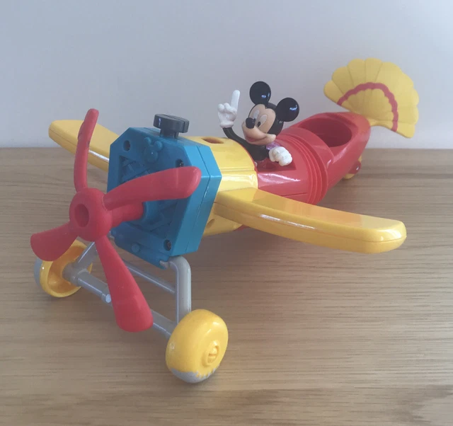 MICKEY MOUSE CLUBHOUSE Plane Playset - Mickey Mouse Aeroplane - Disney Junior £20.00 - PicClick UK