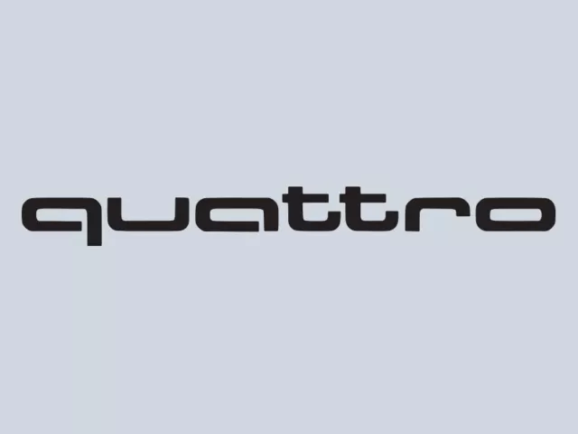 Audi Quattro Vinyl Car Sticker Decal