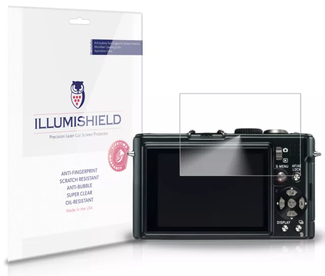 iLLumiShield HD Screen Protector w Anti-Bubble/Print 3x for Leica D-Lux 4