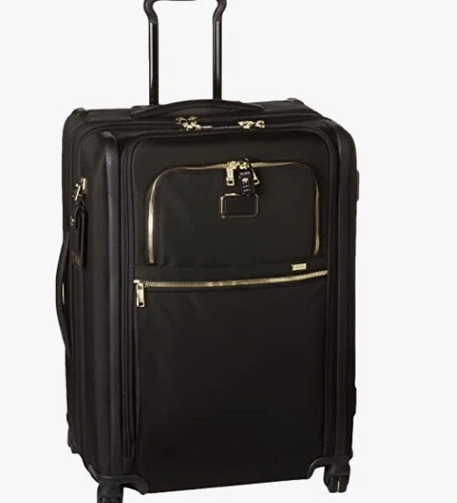 TUMI Alpha 3 Short Trip Expandable 4 Wheeled Packing Case Black And Gold $1,150