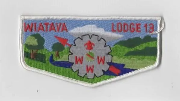 OA Wiatava Lodge 13 Flap WHT Bdr. Orange County Council 39 Costa Mesa, CA [KY-16