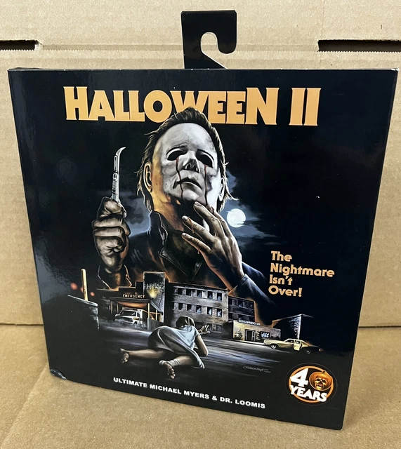 NECA MICHAEL MYERS & DR. LOOMIS Halloween 2 1981 Movie 7" Action Figure 2pk NIB