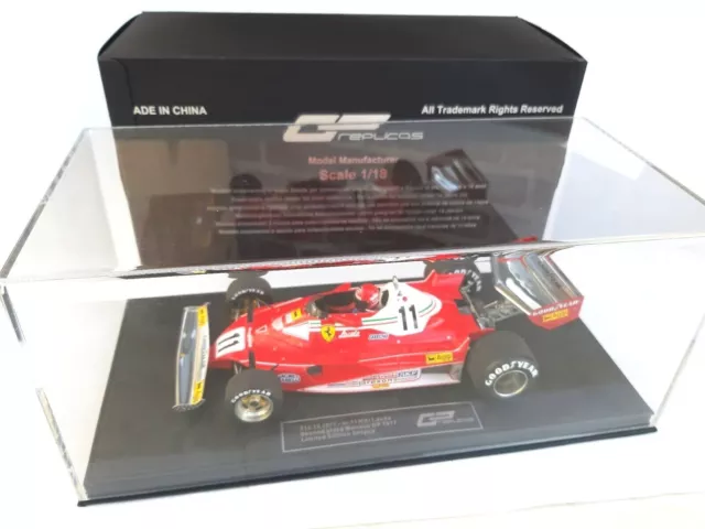 F1 Ferrari 312 T2 Niki Lauda #11 Monaco Gp 1977 World Champion 1:18 Ovp Showcase